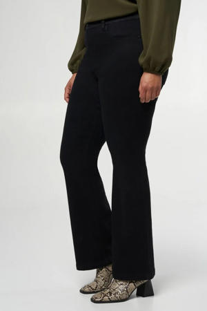 flared jeans zwart denim