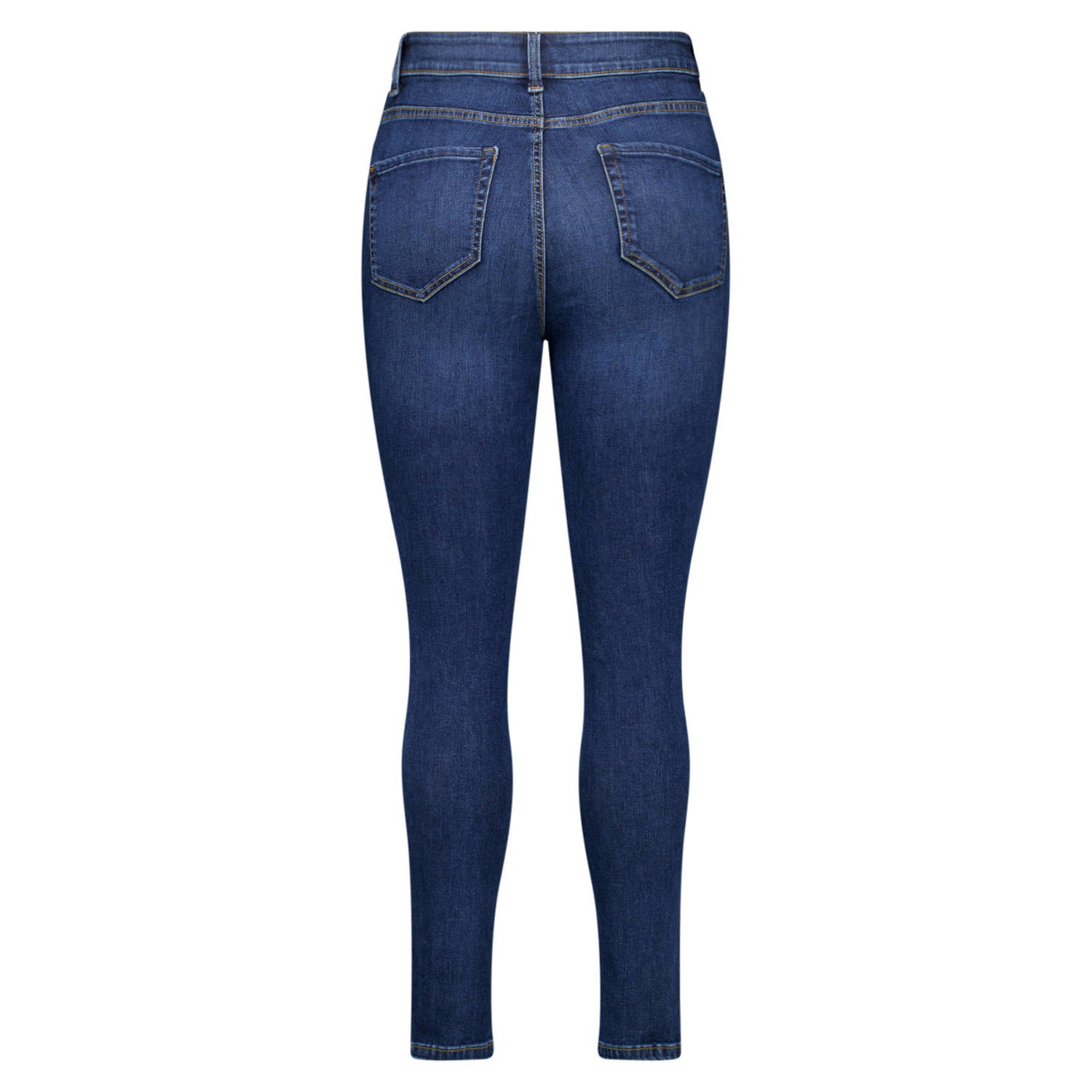 MS Mode high waist skinny jeans dark blue denim