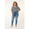 MS Mode slim fit jeans blue denim