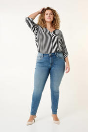thumbnail: MS Mode slim fit jeans blue denim