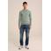 WE Fashion gebreide polo groen