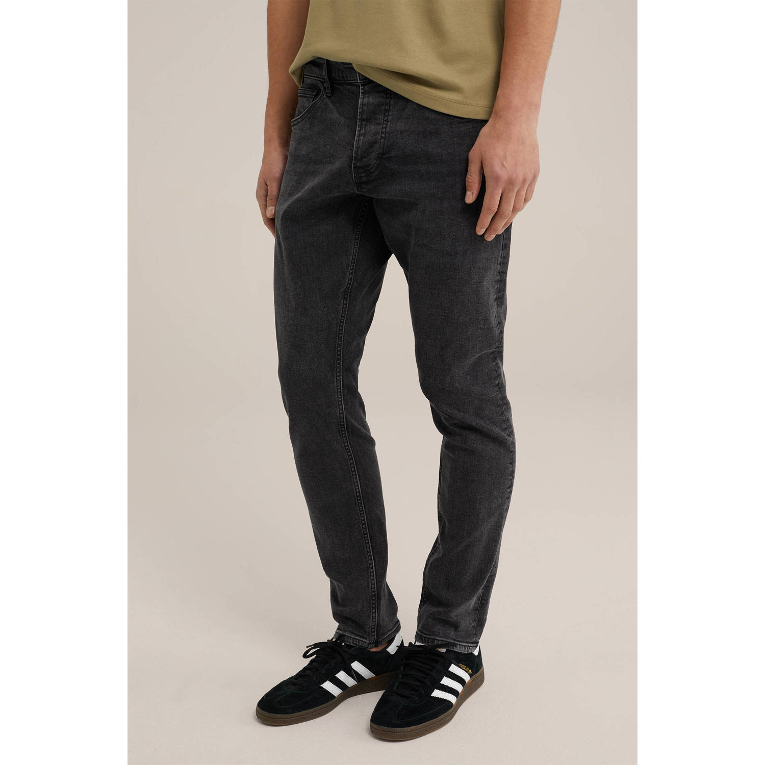 WE Fashion Blue Ridge slim fit jeans grey denim