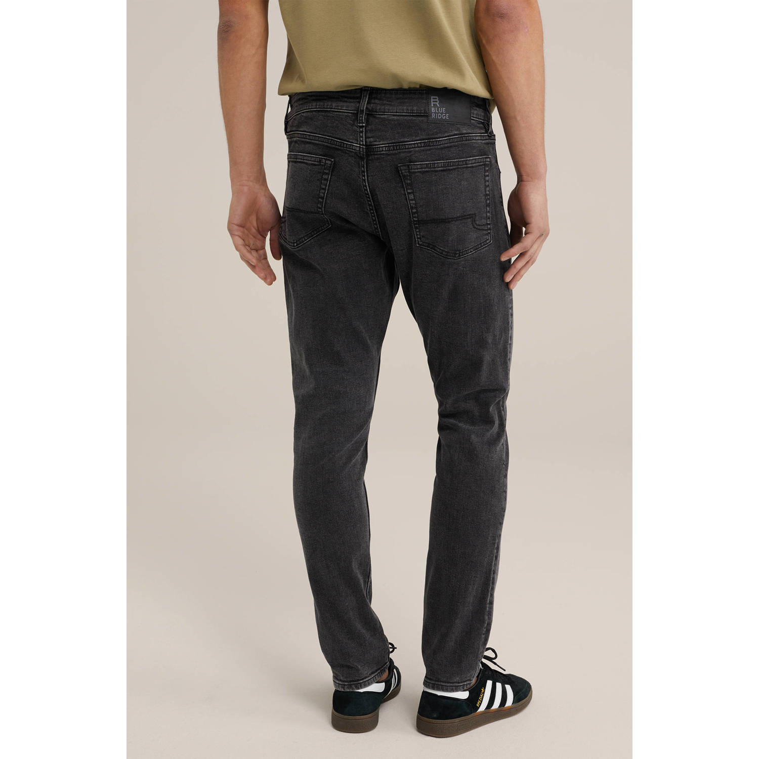 WE Fashion Blue Ridge slim fit jeans grey denim