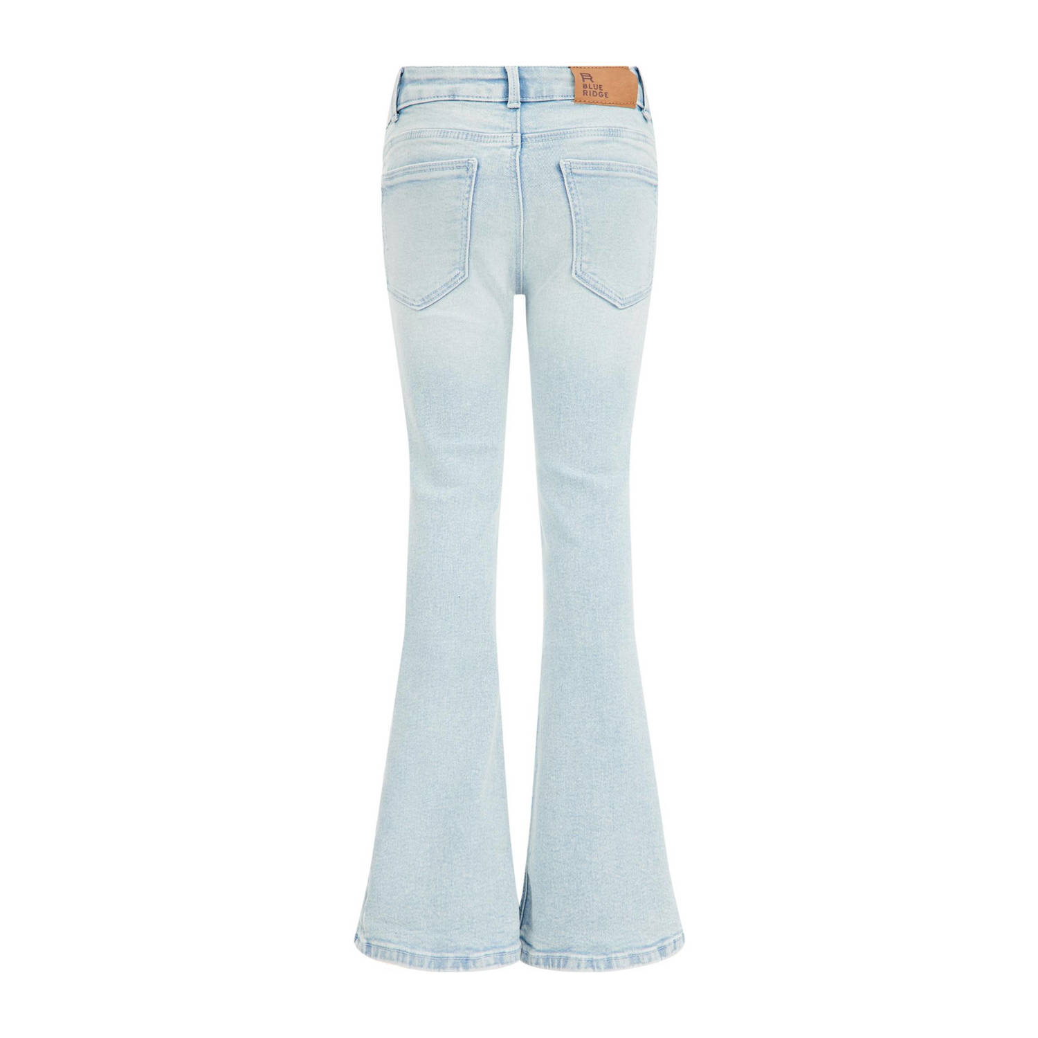 WE Fashion Blue Ridge flared jeans light blue denim