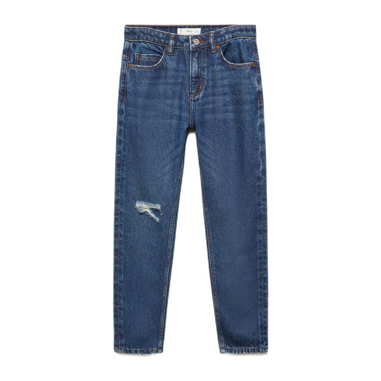 Mango Kids regular fit jeans changeant blauw