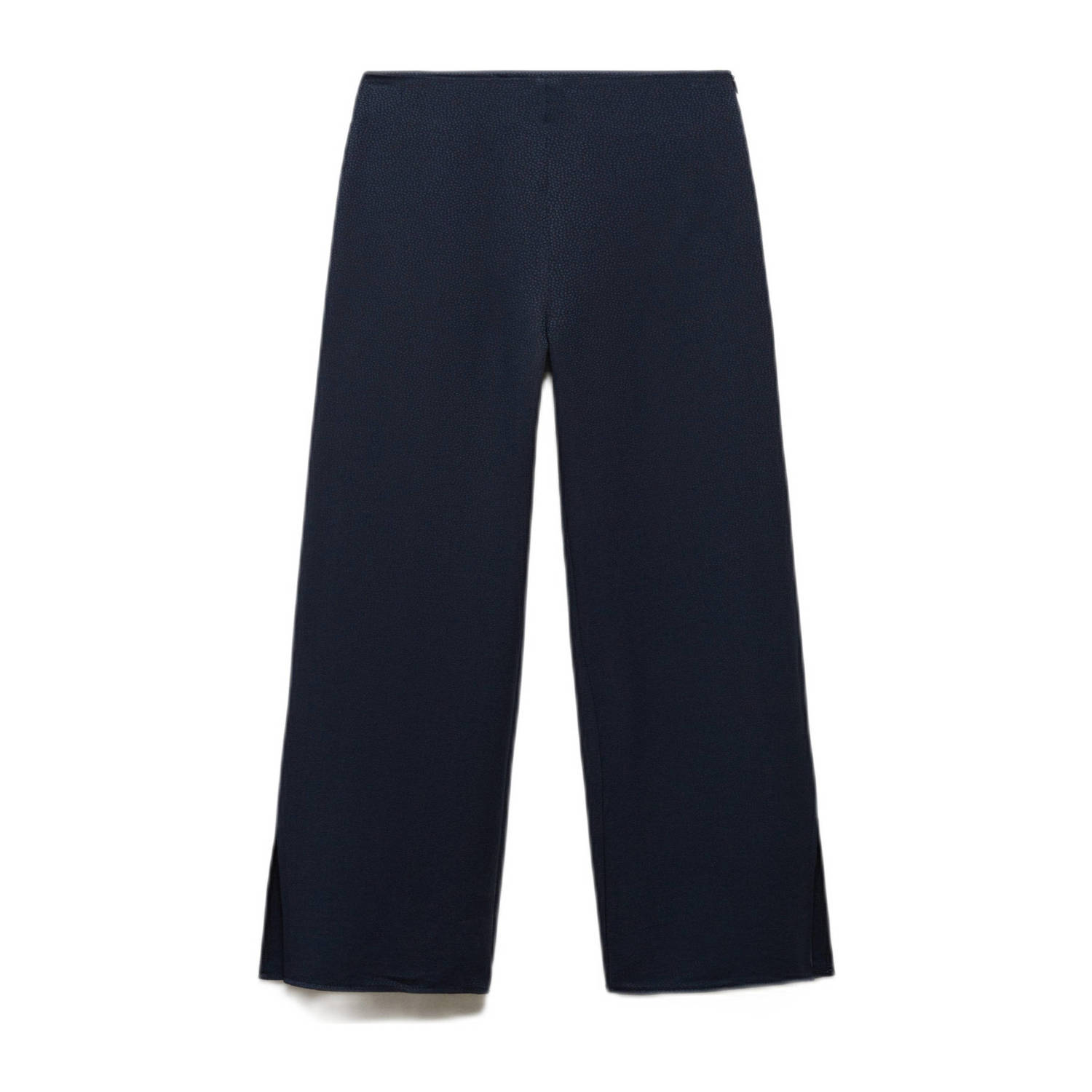 Mango Kids loose fit broek marineblauw