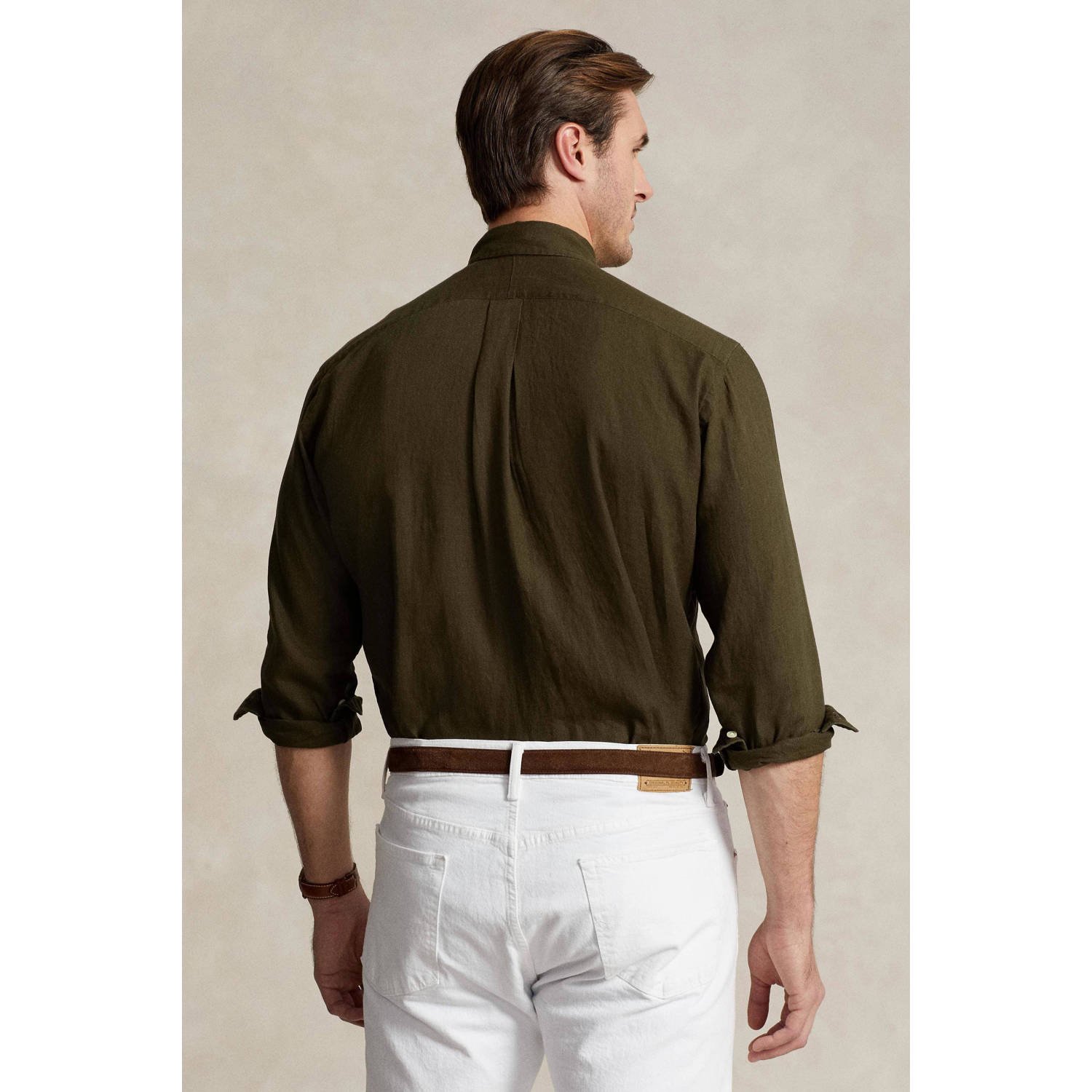 POLO Ralph Lauren Big & Tall regular fit overhemd met logo armadillo