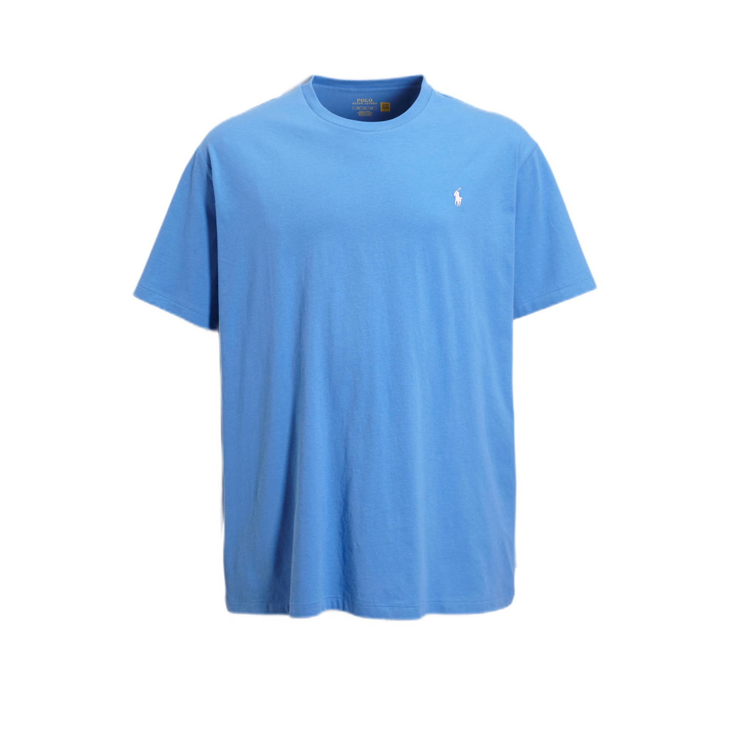 POLO Ralph Lauren Big & Tall regular fit T-shirt met logo new england blue