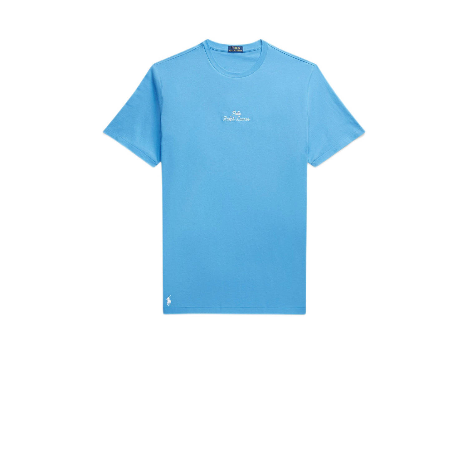 POLO Ralph Lauren Big & Tall regular fit T-shirt met printopdruk riviera blue