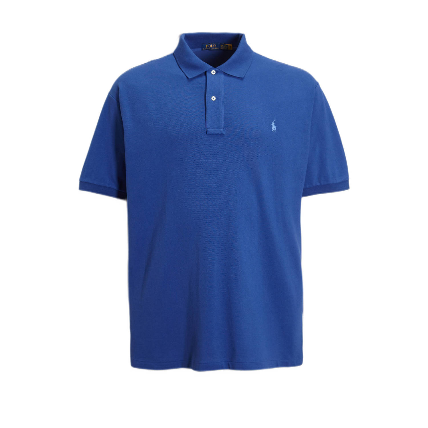 Polo Ralph Lauren Big & Tall PLUS SIZE poloshirt met labelstitching