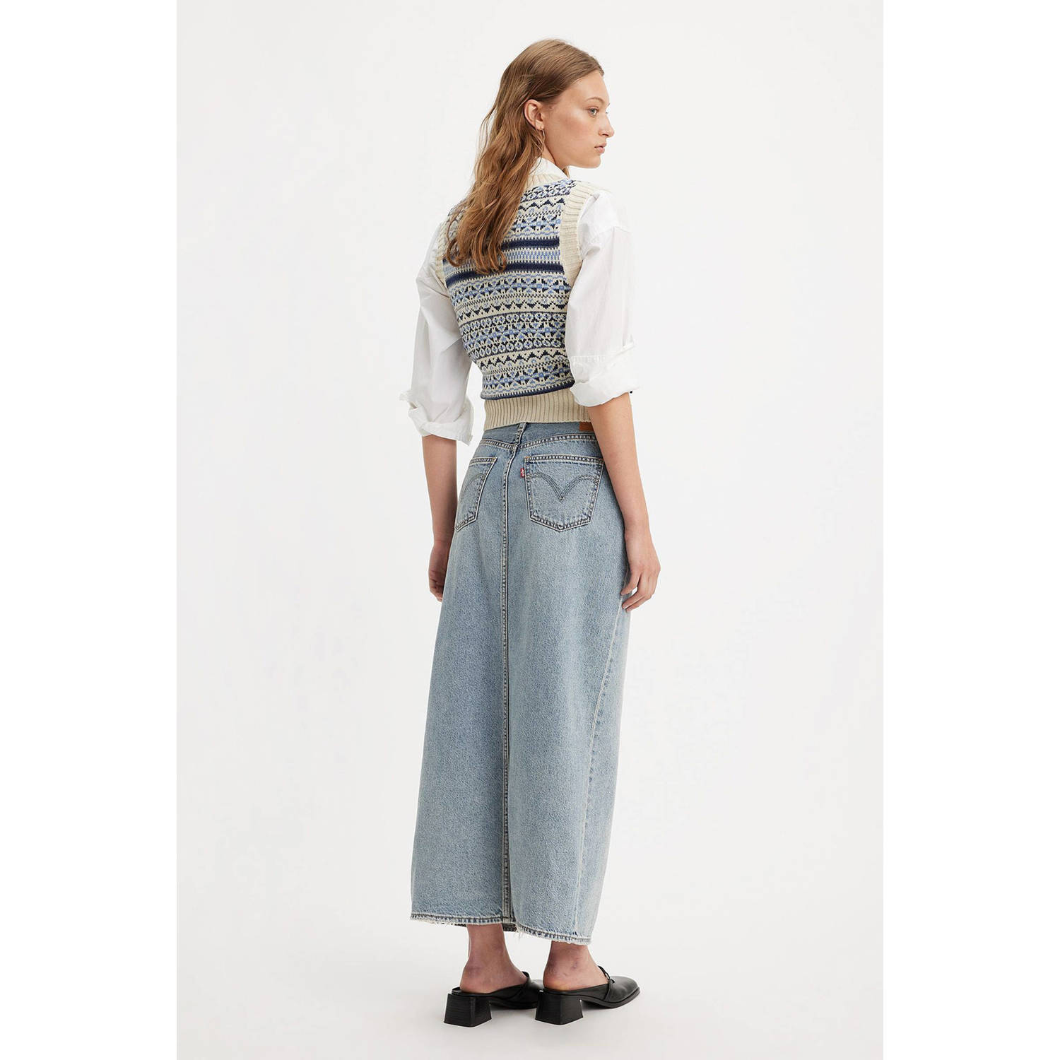 Levi's denim rok light blue denim