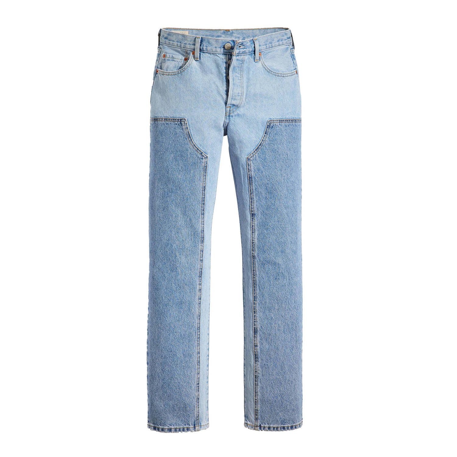 Levi's straight jeans light blue denim