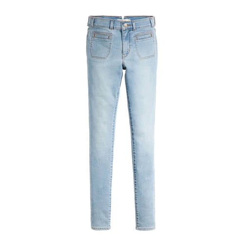 Levi's 312 high waist skinny jeans light blue denim