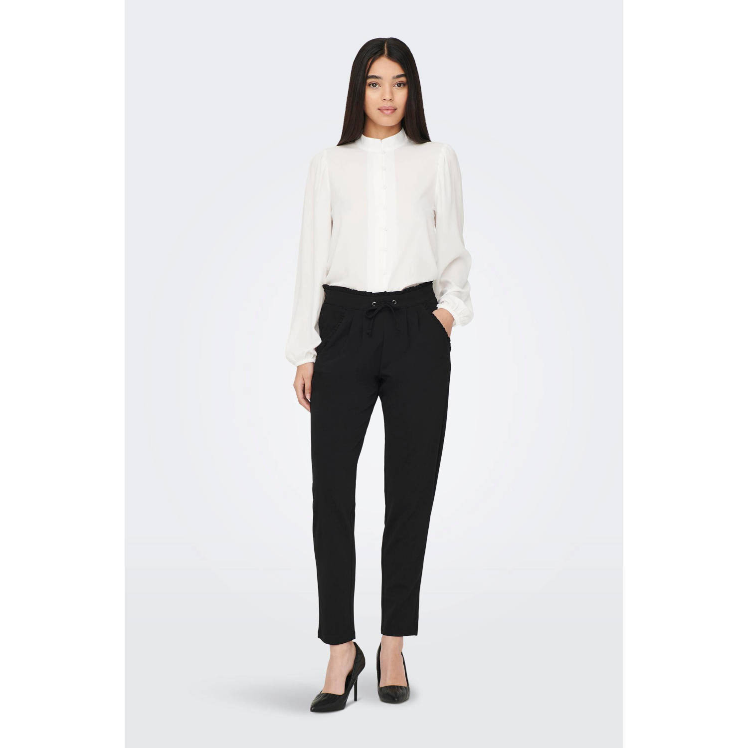 JDY CATIA straight pantalon zwart
