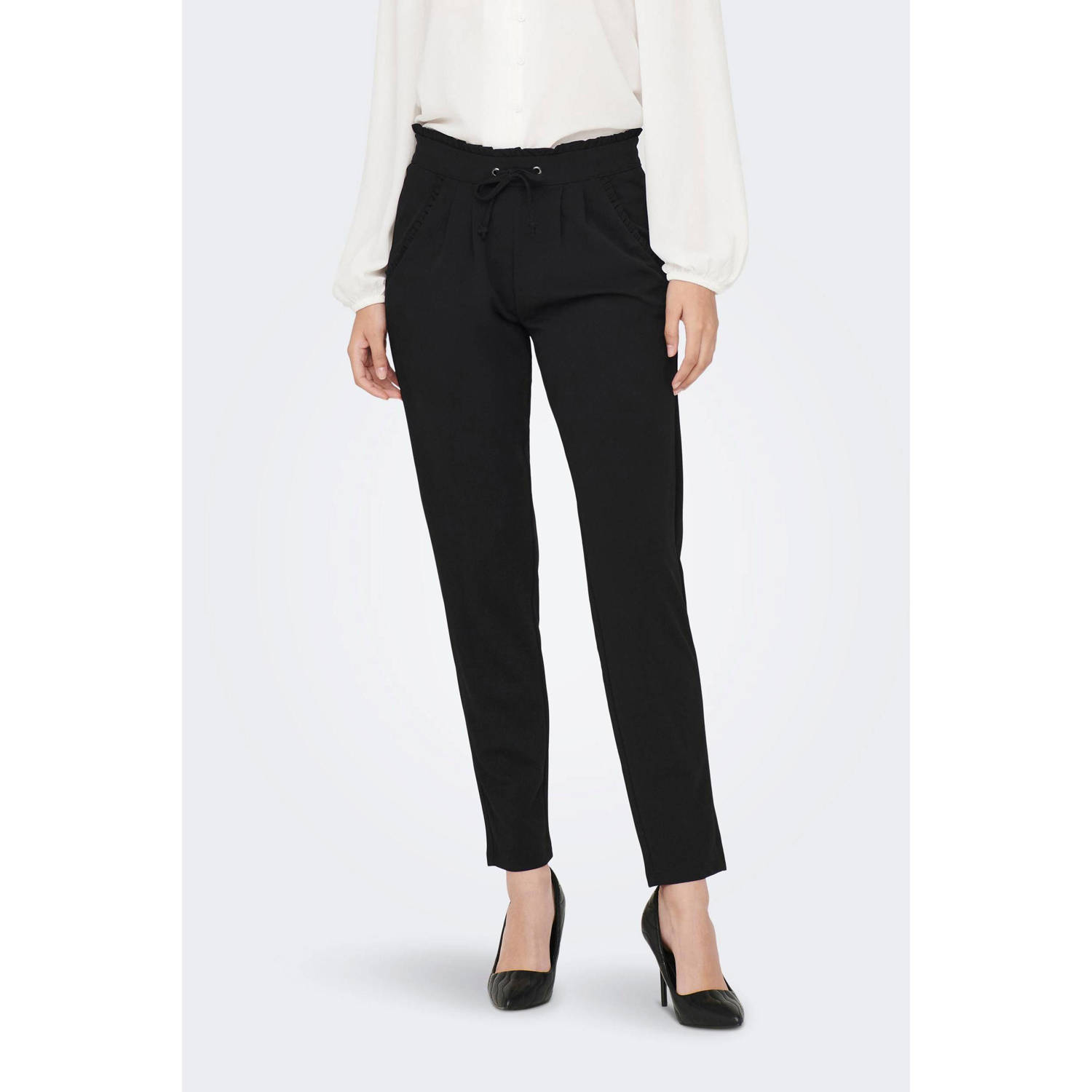JDY CATIA straight pantalon zwart