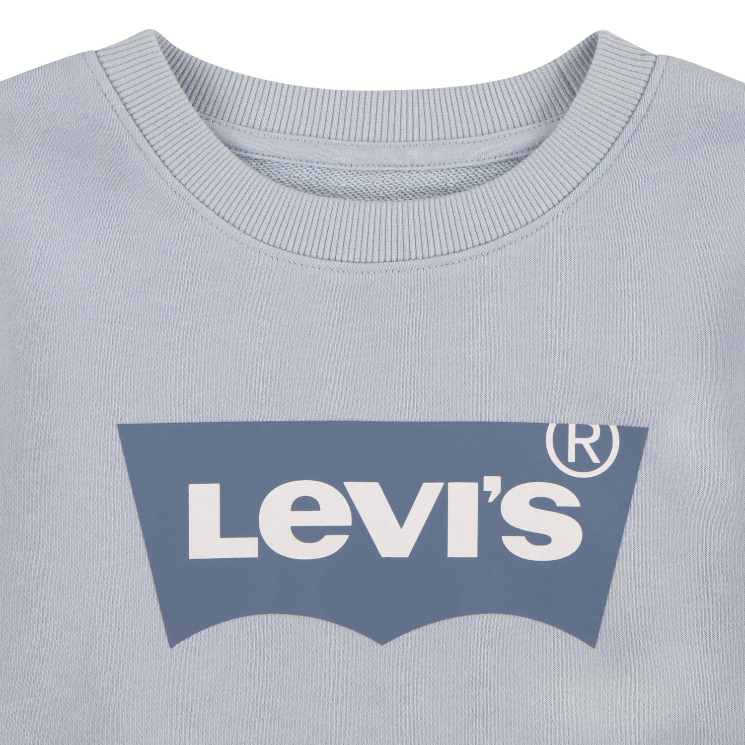 Levi's Kids sweater BATWING met logo lichtblauw