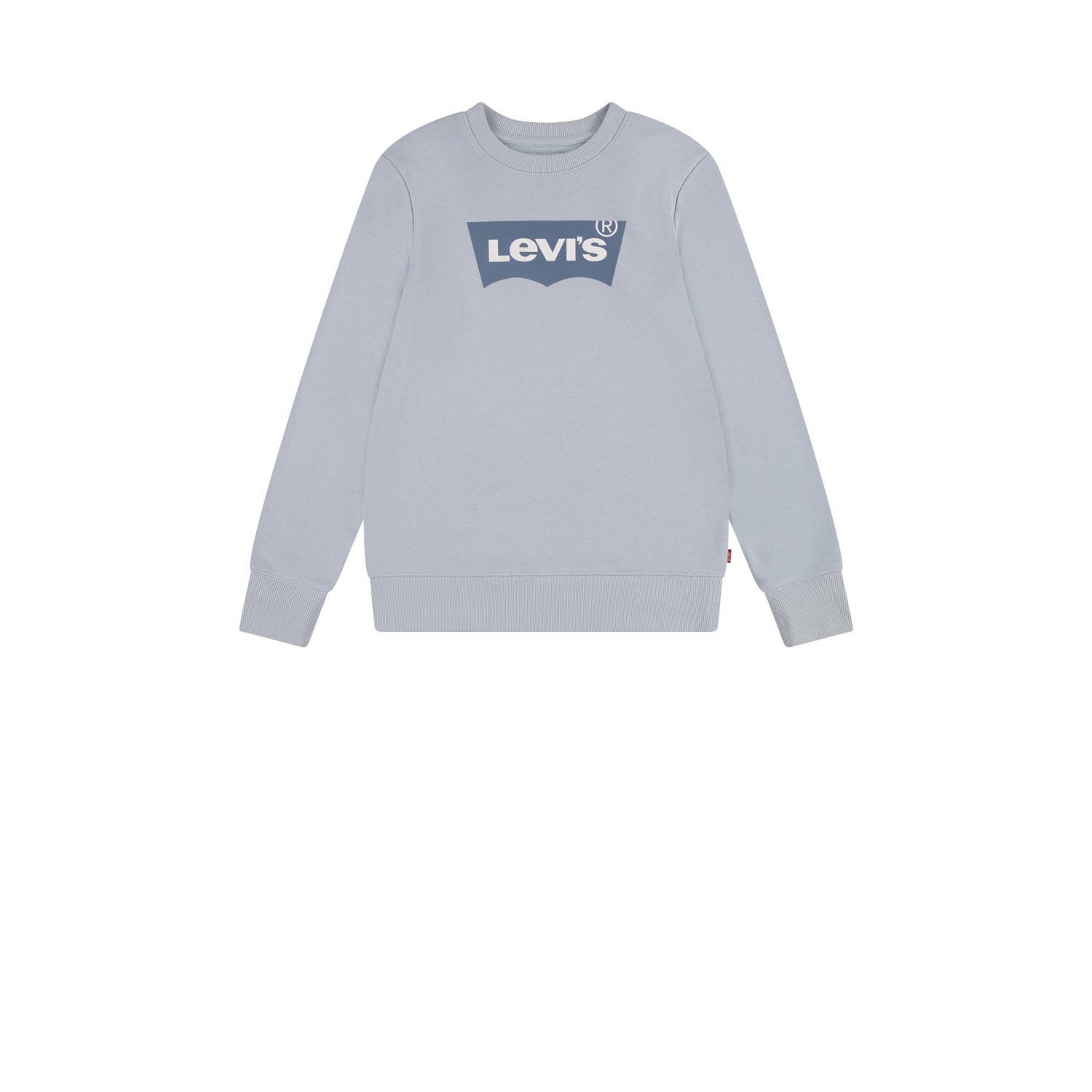 Levi's Kids sweater BATWING met logo lichtblauw