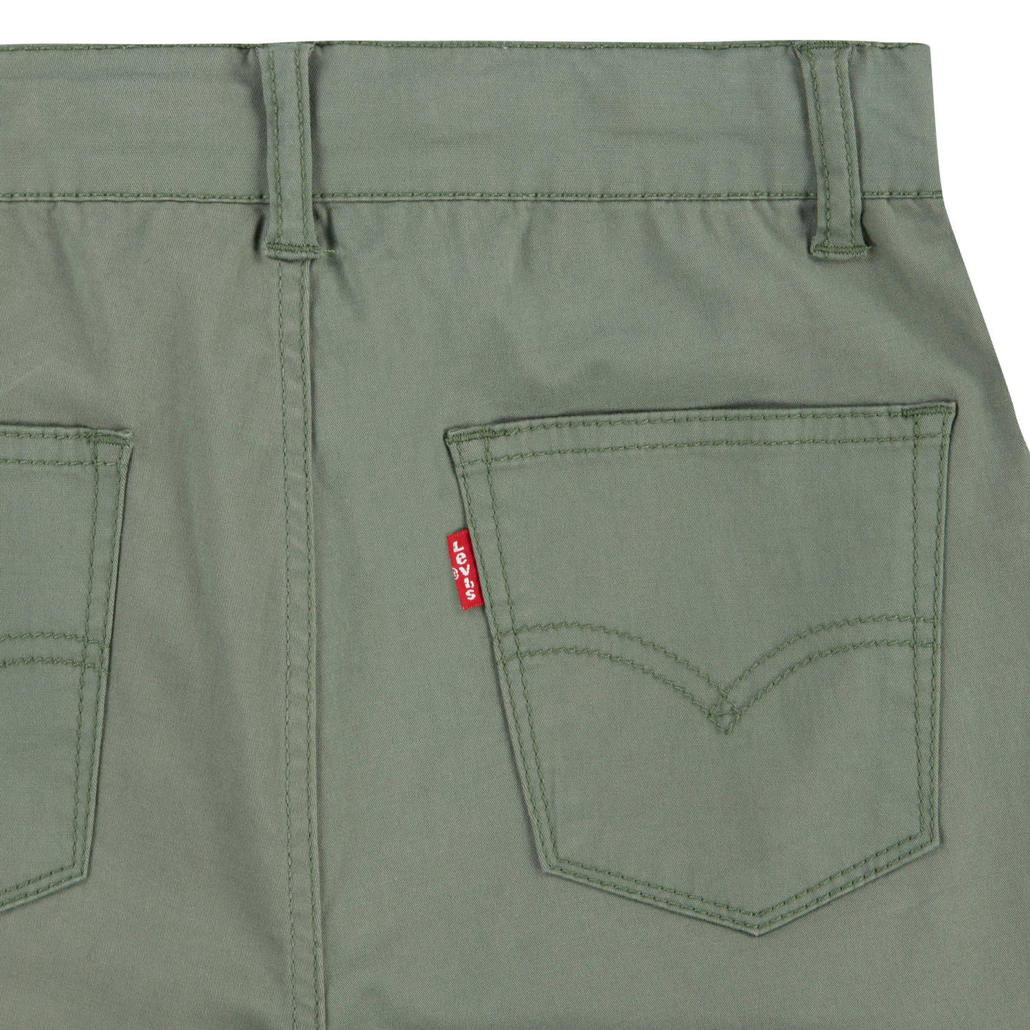 Levi's Kids regular fit cargo short olijfgroen