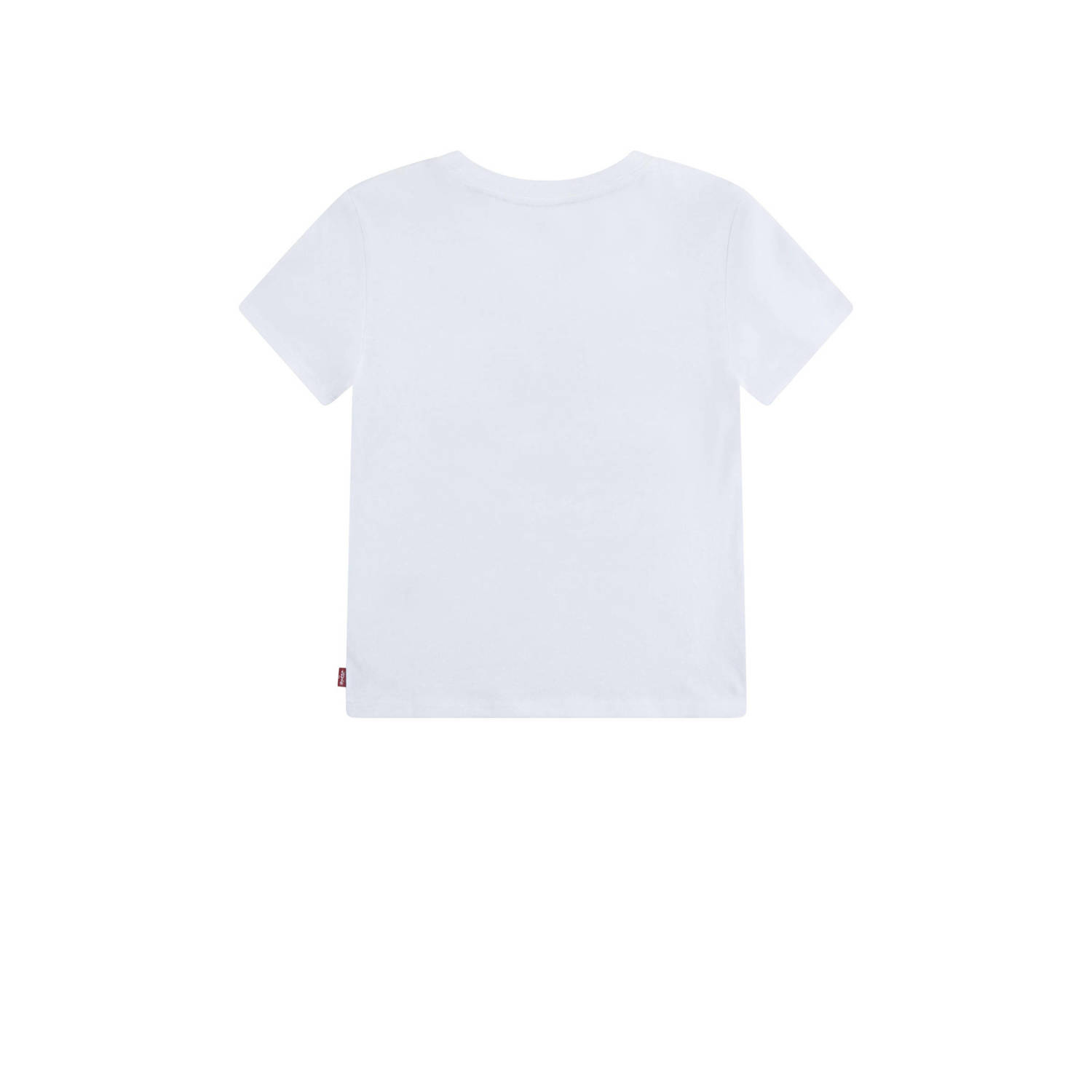 Levi's Kids T-shirt met logo wit multi