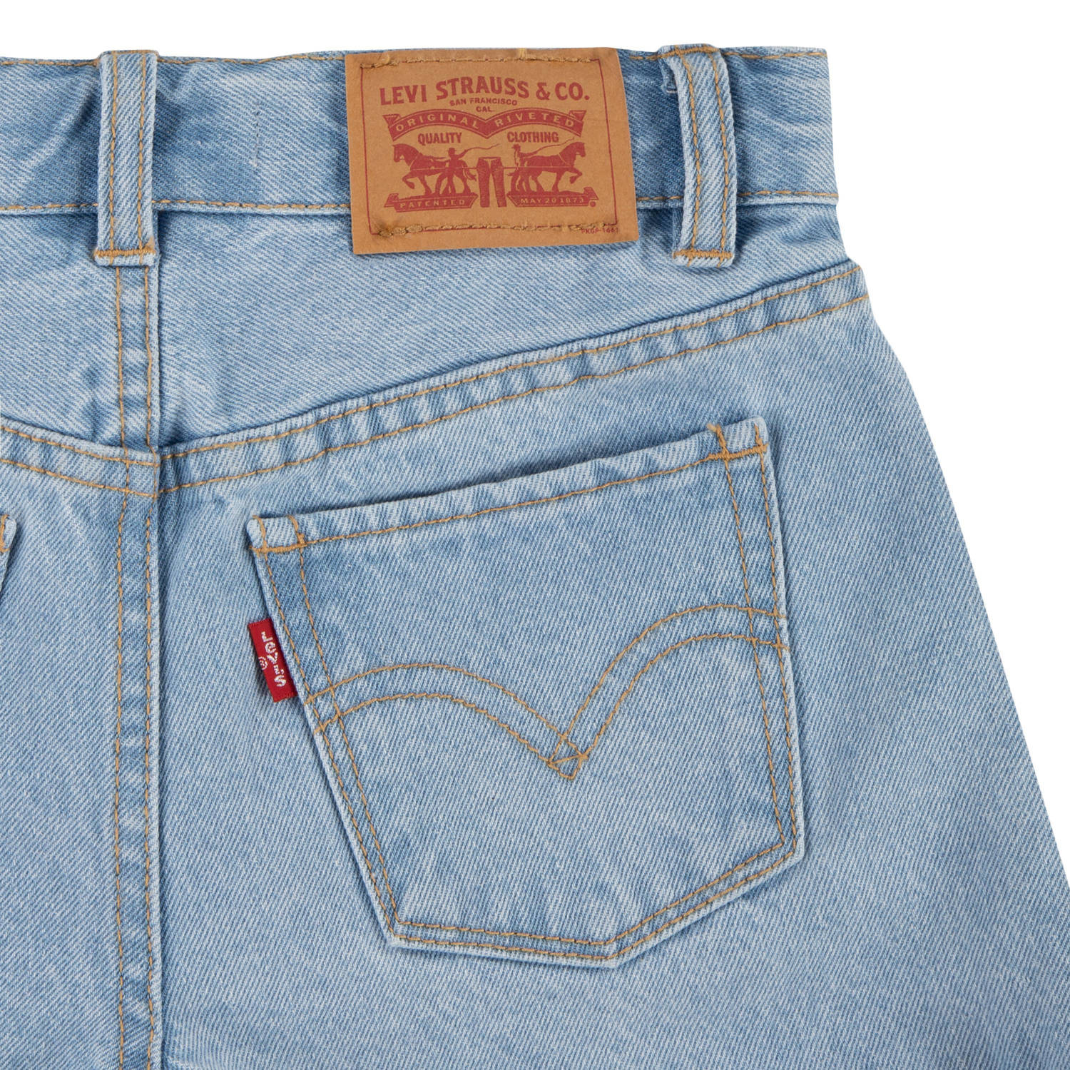 Levi's Kids mom denim short dewy morning