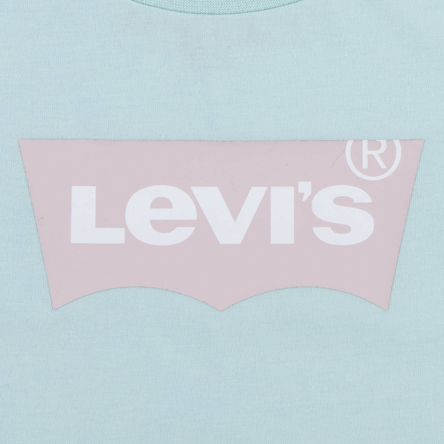 Levi's Kids T-shirt BATWING met logo lichtblauw
