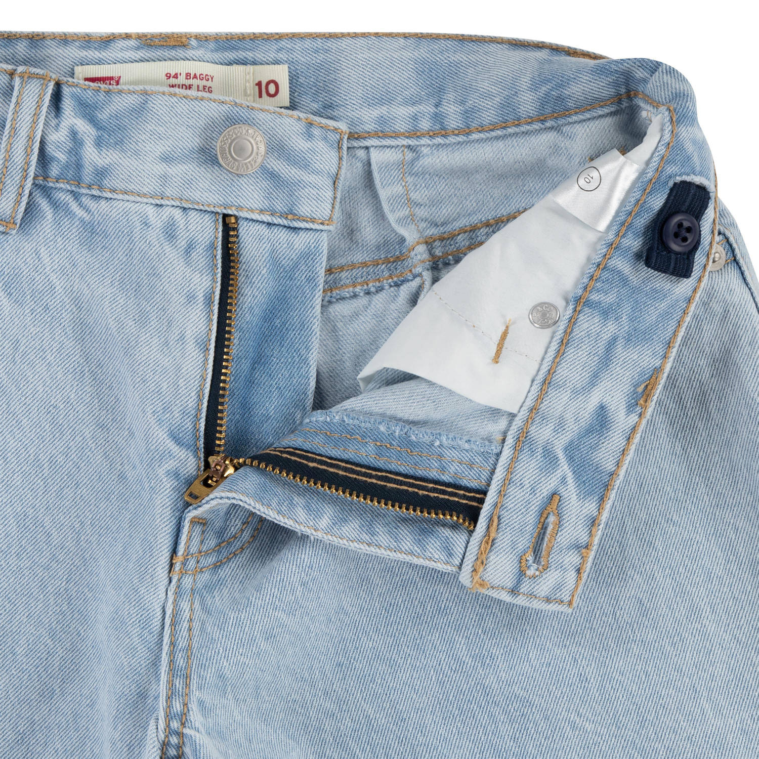Levi's Kids ALTERED '94 wide leg jeans tongue tied