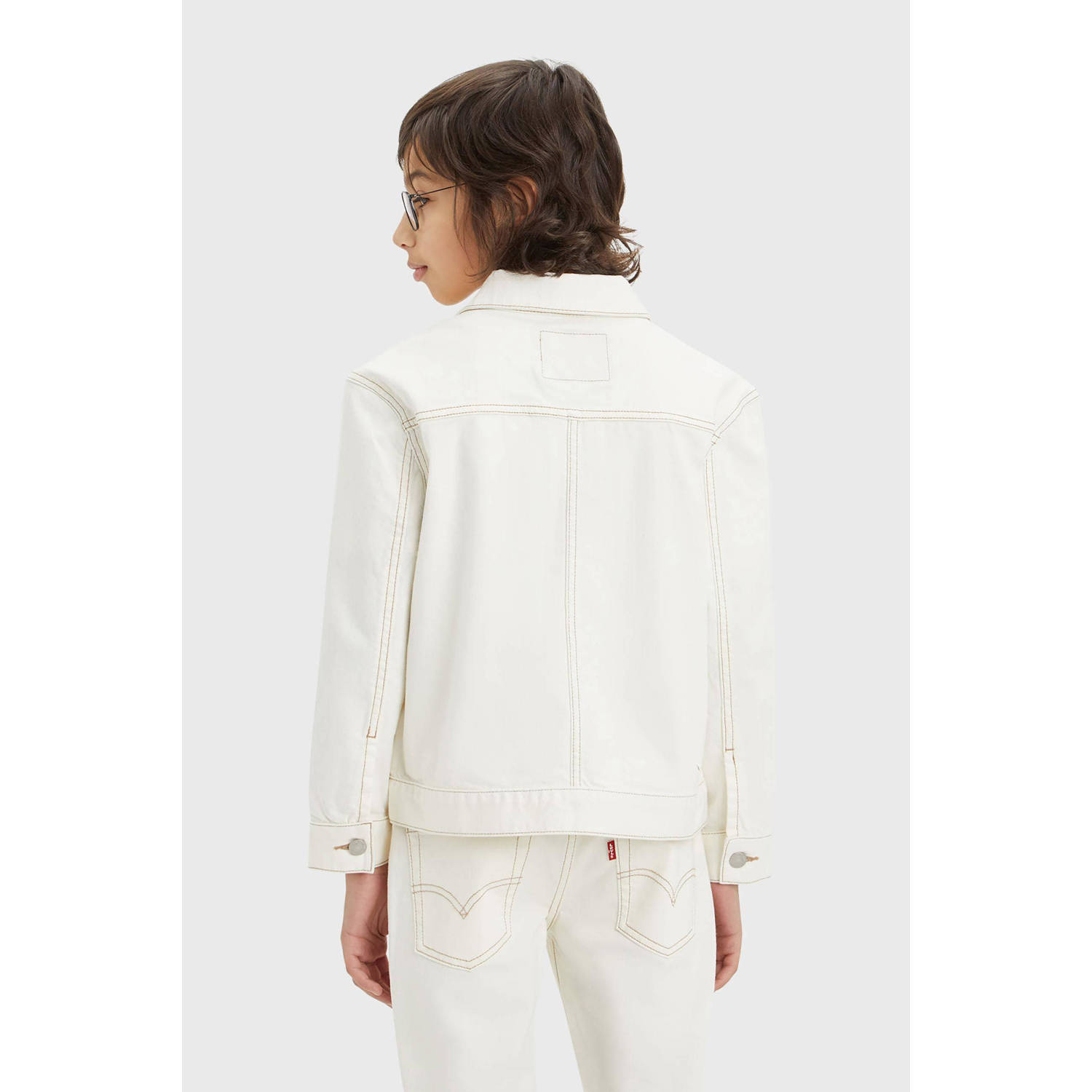 Levi's Kids spijkerjas SUNRISE TRUCKER offwhite