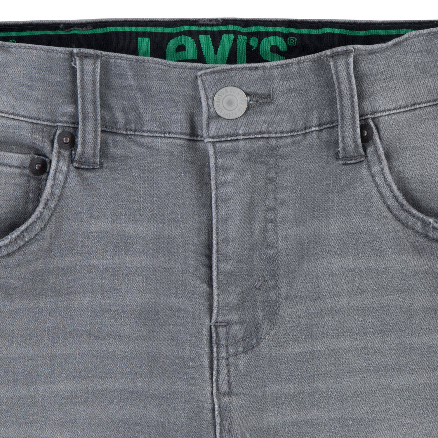 Levi's Kids slim fit denim short graphite pencil