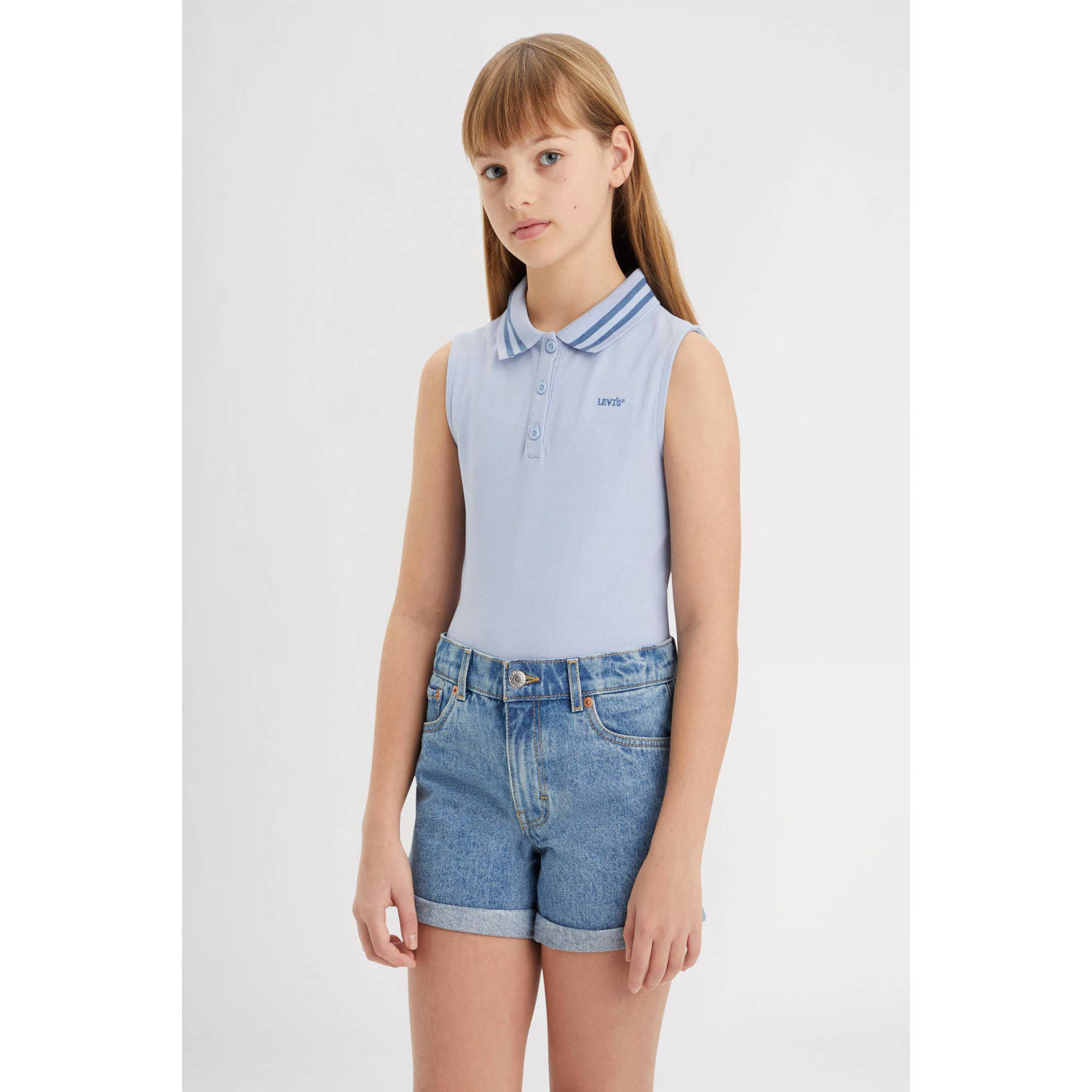 Levi's Kids top lichtblauw