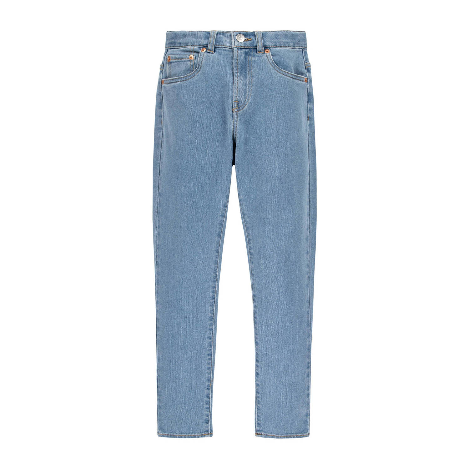 Levis Levi's Kids high waist mom jeans vibe check Blauw Meisjes Stretchdenim 116