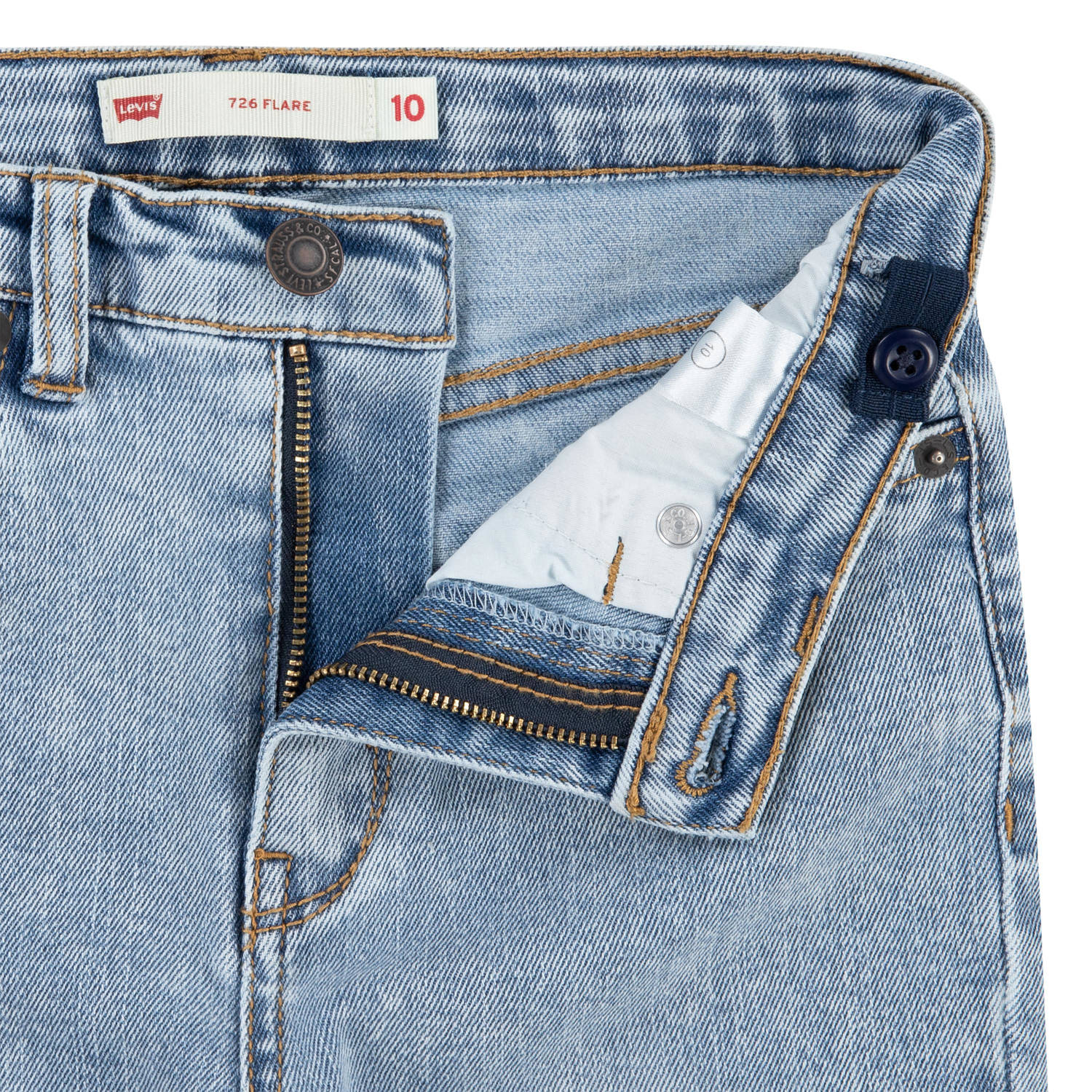 Levi's Kids 726 high waist flared jeans be cool without destruction