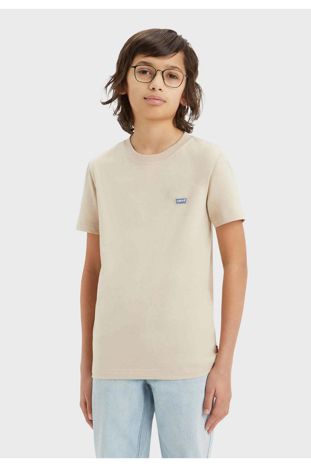Levi's Kids T-shirt lichtzand