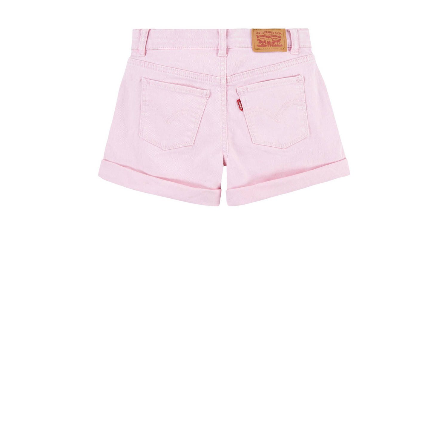 Levi's Kids mom denim short chalk pink