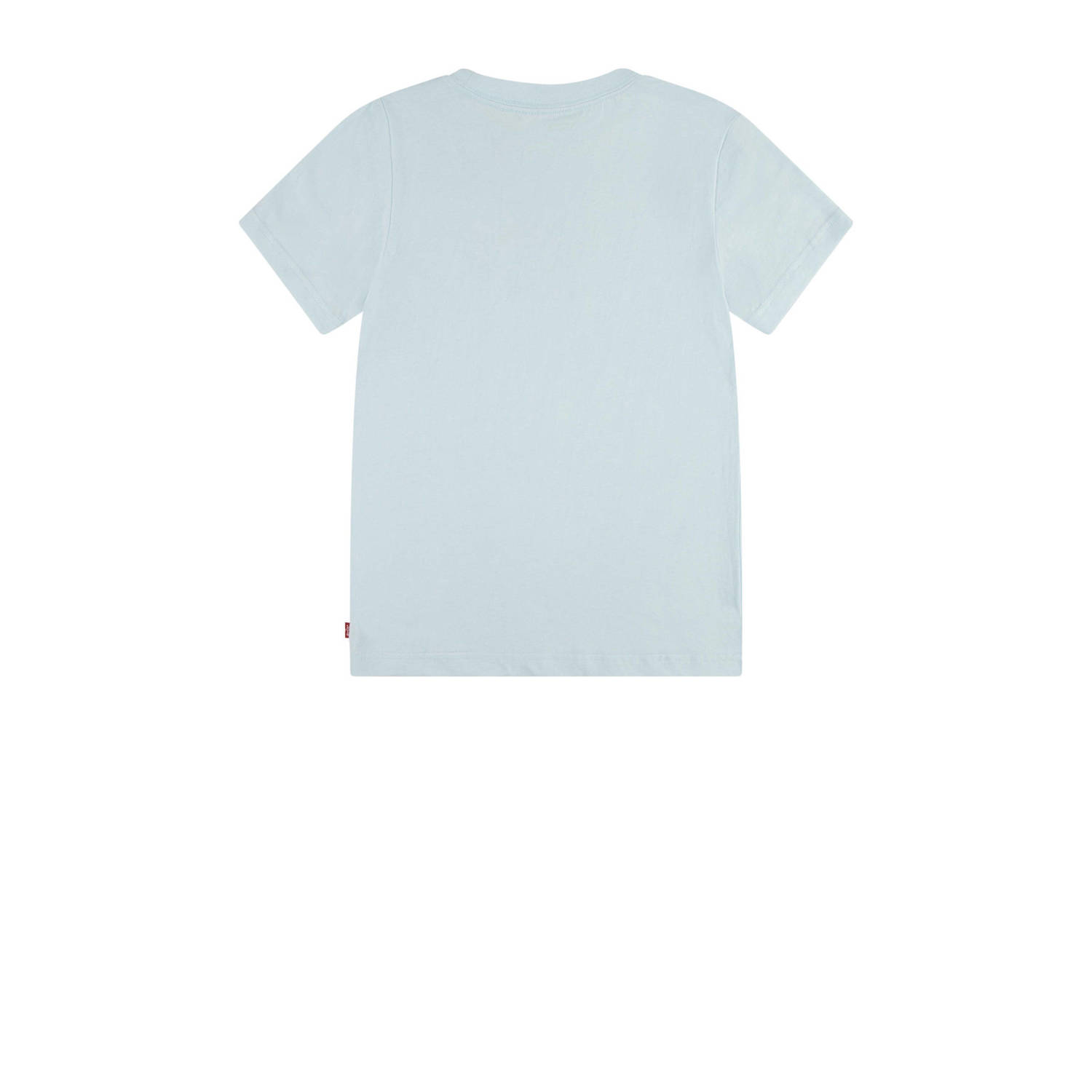 Levi's Kids T-shirt SUNSET BATWING met logo lichtblauw