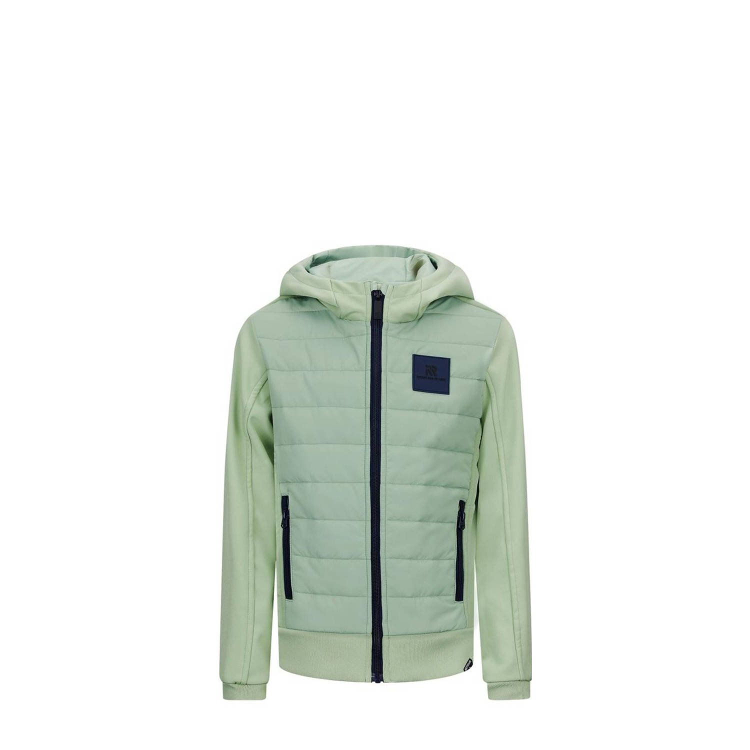 Retour Jeans zomerjas Clive lichtgroen Jongens Softshell Capuchon Effen 134 140