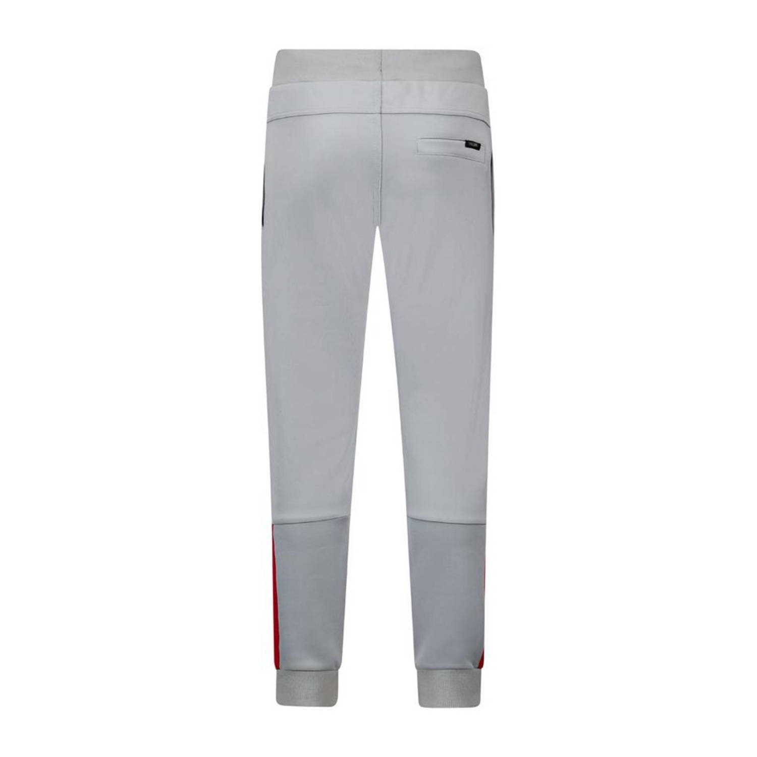 Retour Jeans Retour X Touzani slim fit joggingbroek Ditch grijs rood