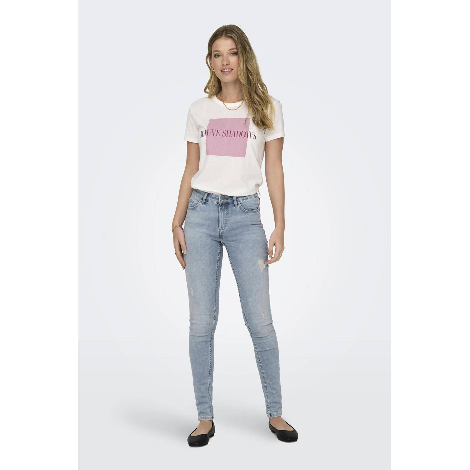 ONLY skinny jeans ONLBLUSH light blue denim