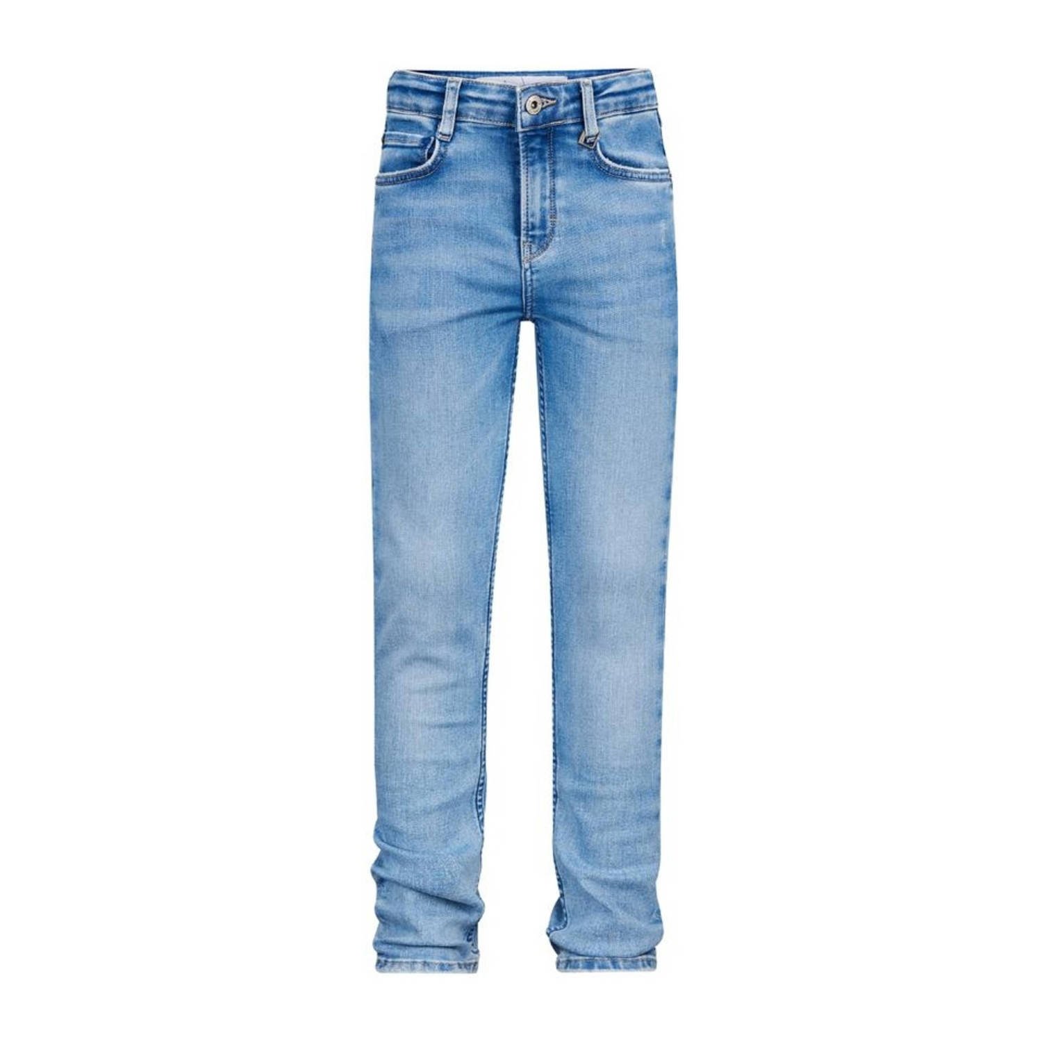 Retour Jeans straight fit jeans James Vintage light blue denim Blauw Jongens Stretchdenim 116