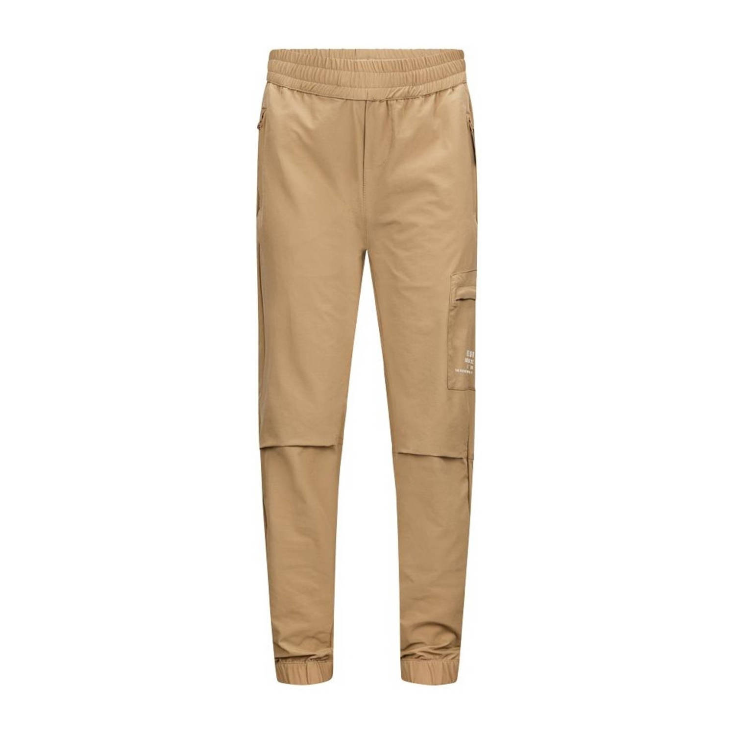 Retour Jeans straight fit cargobroek Billy saharazand Beige Jongens Stretchkatoen 122 128