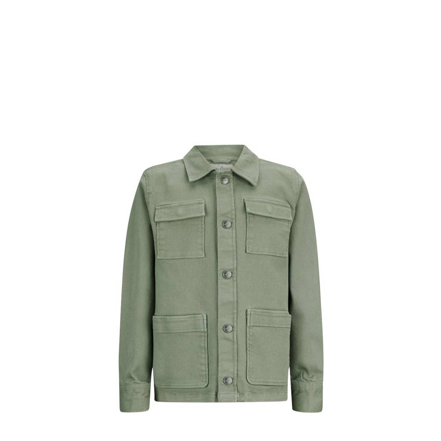 Retour Jeans overshirt Jurgen armygroen