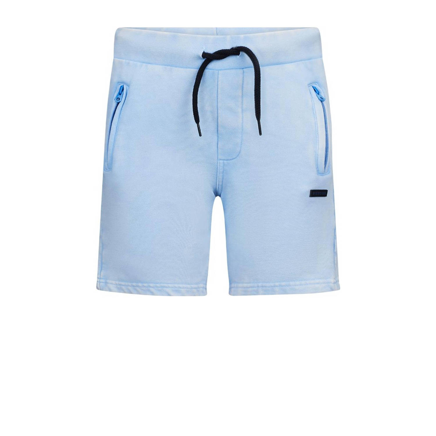 Retour Jeans sweatshort Rafael lichtblauw Korte broek Effen 134 140