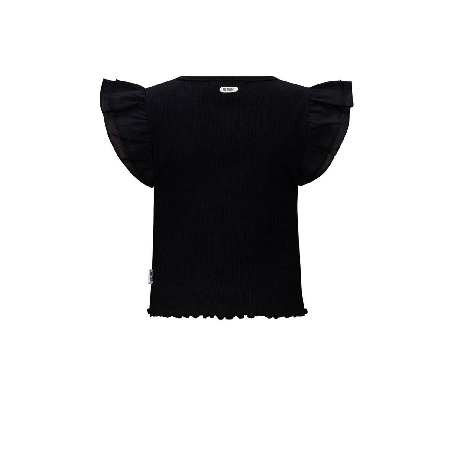 Retour Jeans top Royce zwart