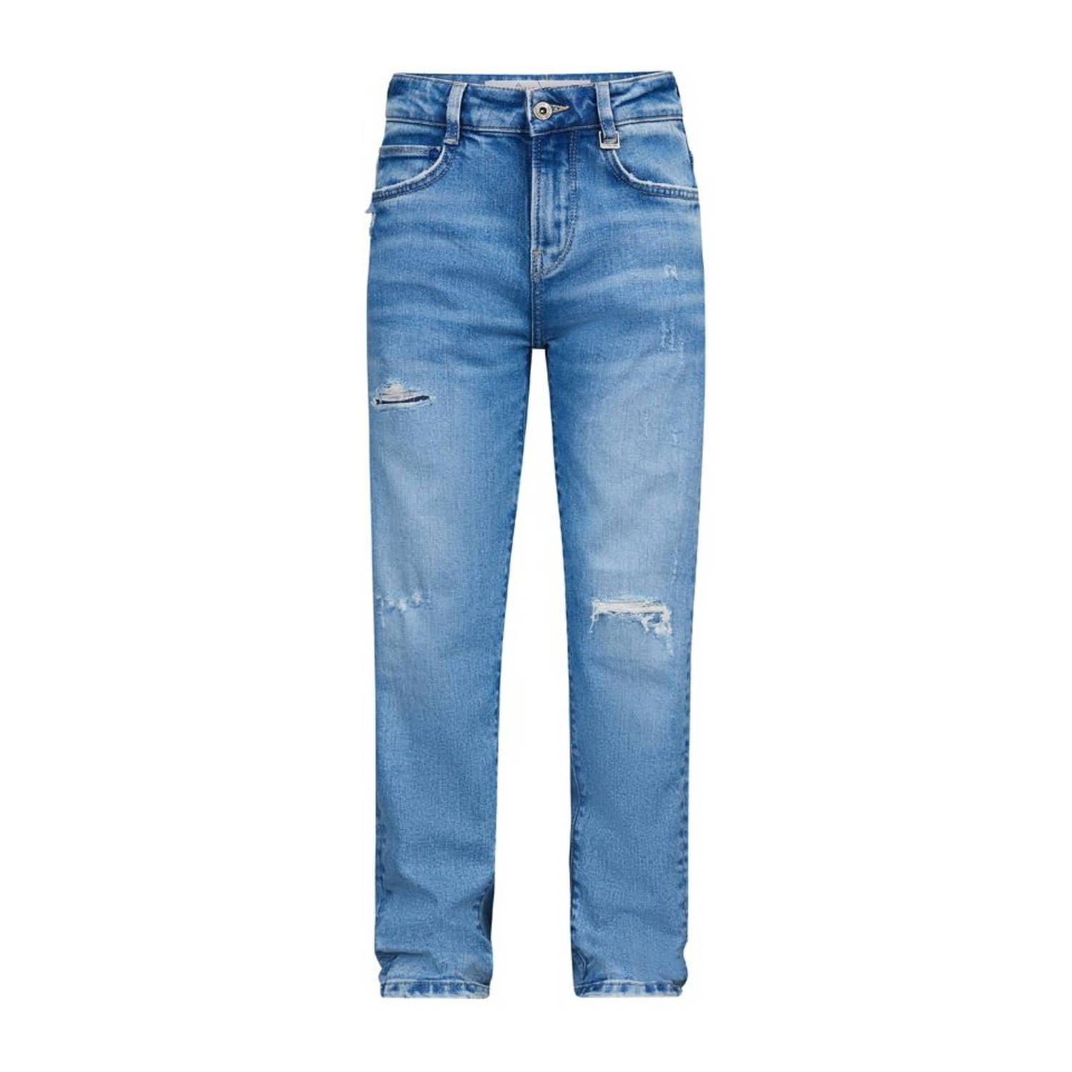 Retour Jeans loose fit jeans Landon Vintage light blue denim Blauw Jongens Stretchdenim 158