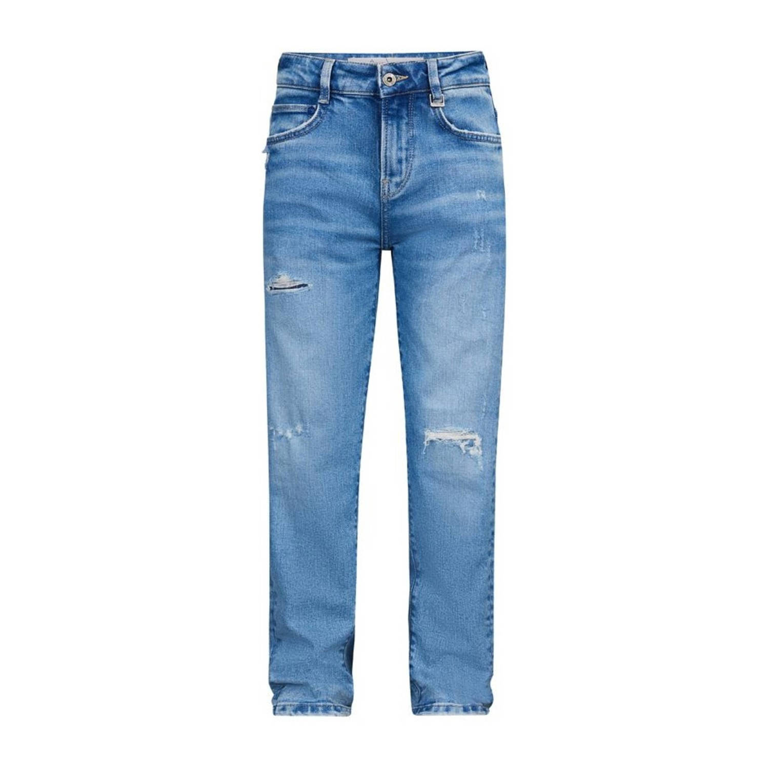 Retour Jeans loose fit jeans Landon Vintage light blue denim Blauw Jongens Stretchdenim 122