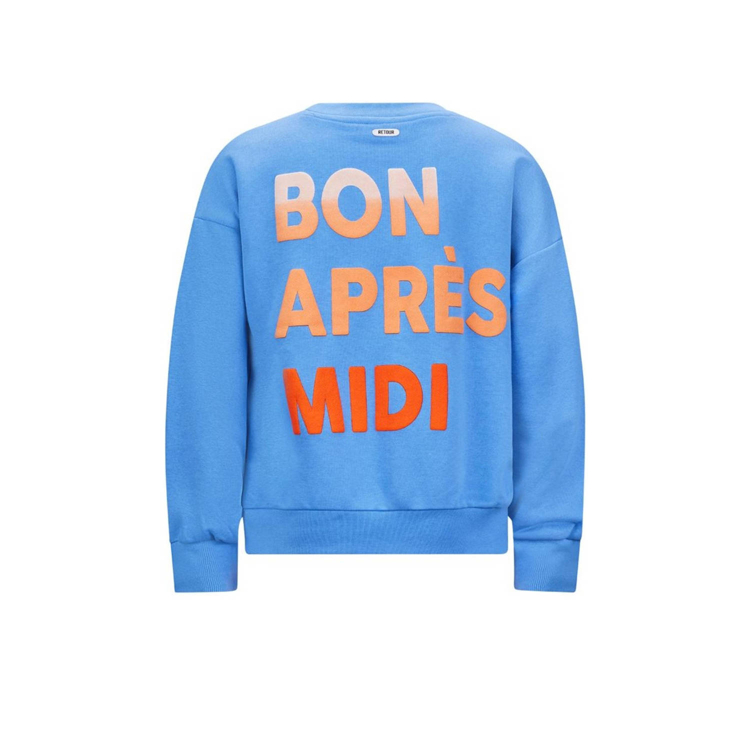Retour Jeans sweater Coco met backprint lila