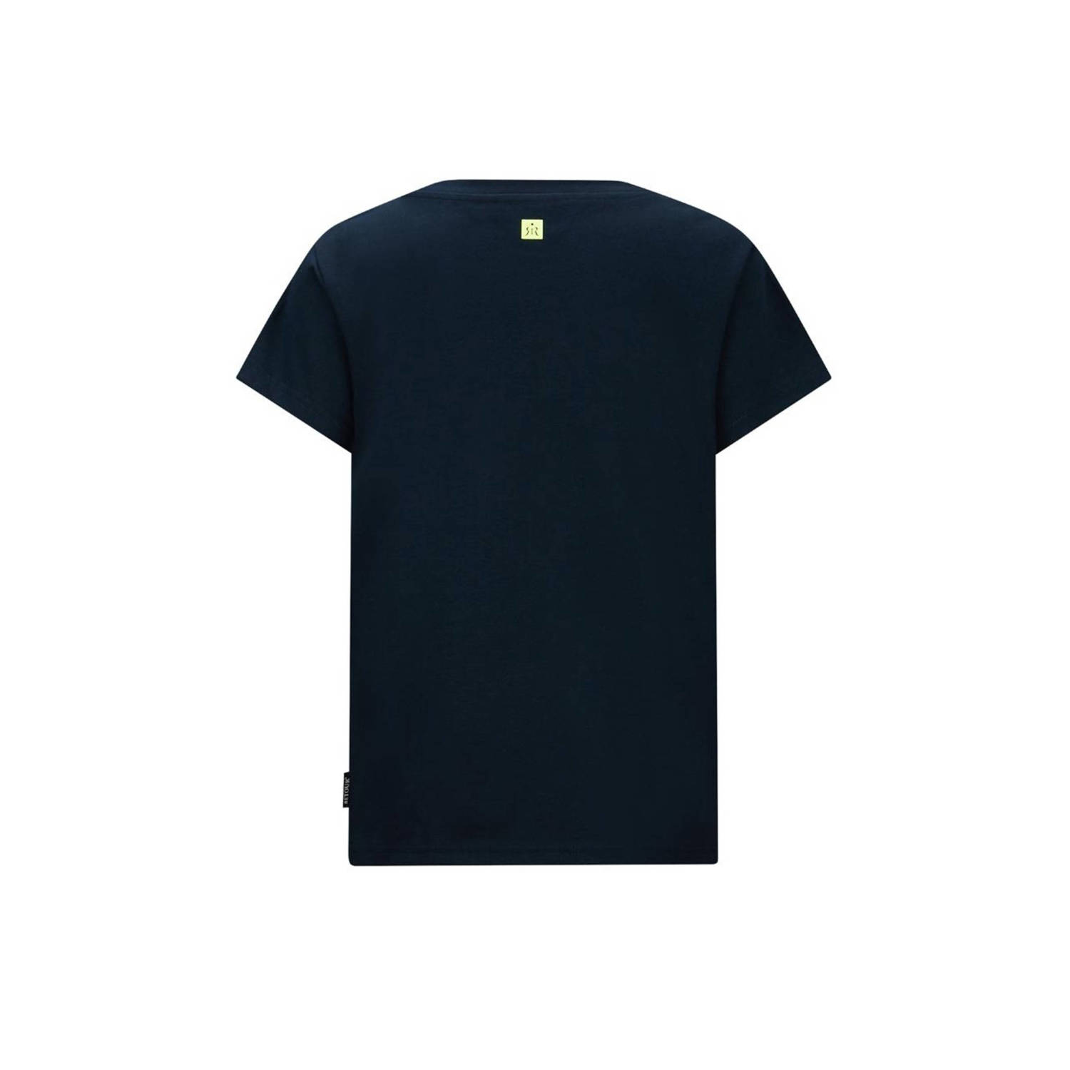 Retour Jeans T-shirt Rico donkerblauw wit