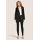 ONLY trenchcoat jas ONLVALERIE met ceintuur zwart
