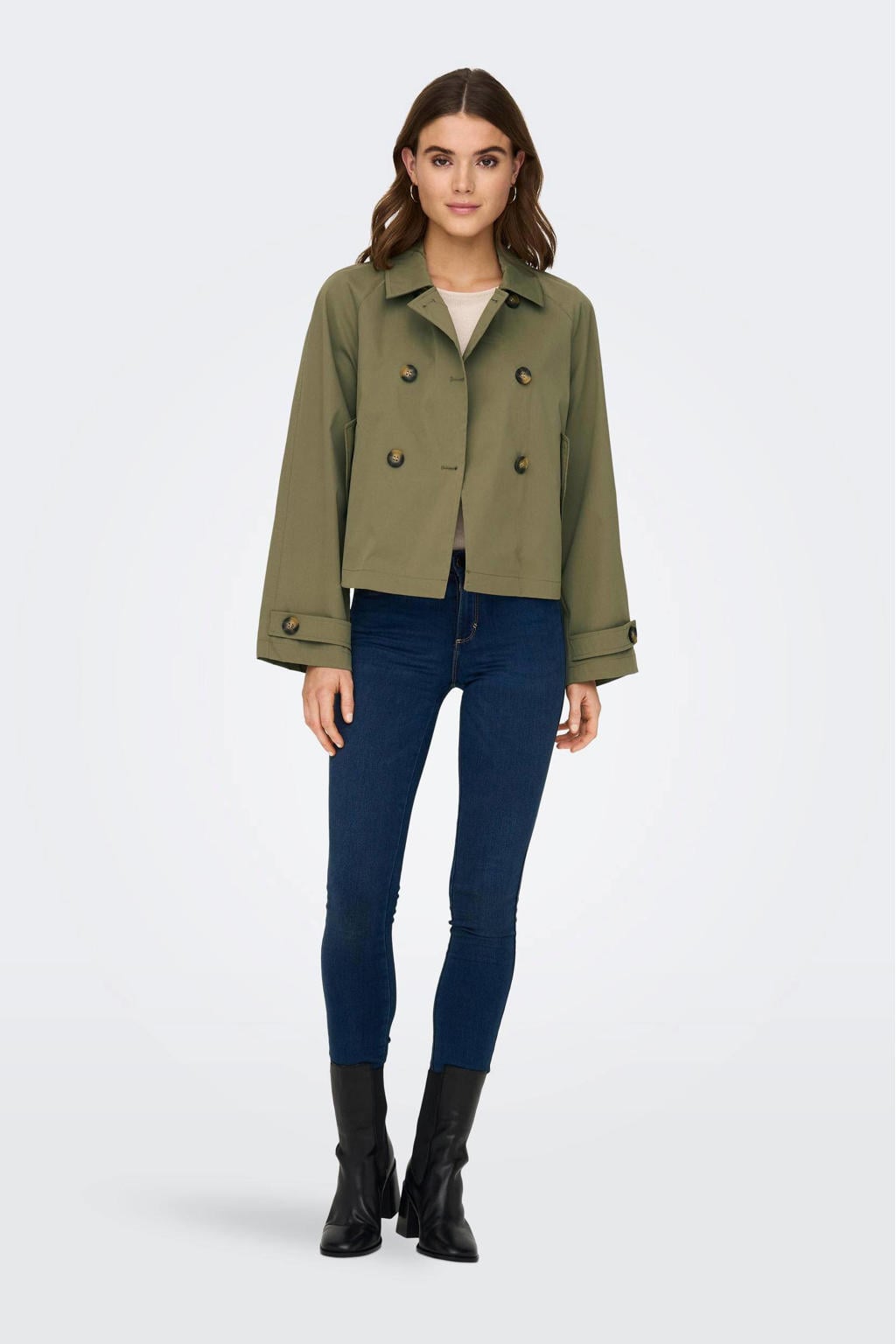 ONLY trenchcoat kaki