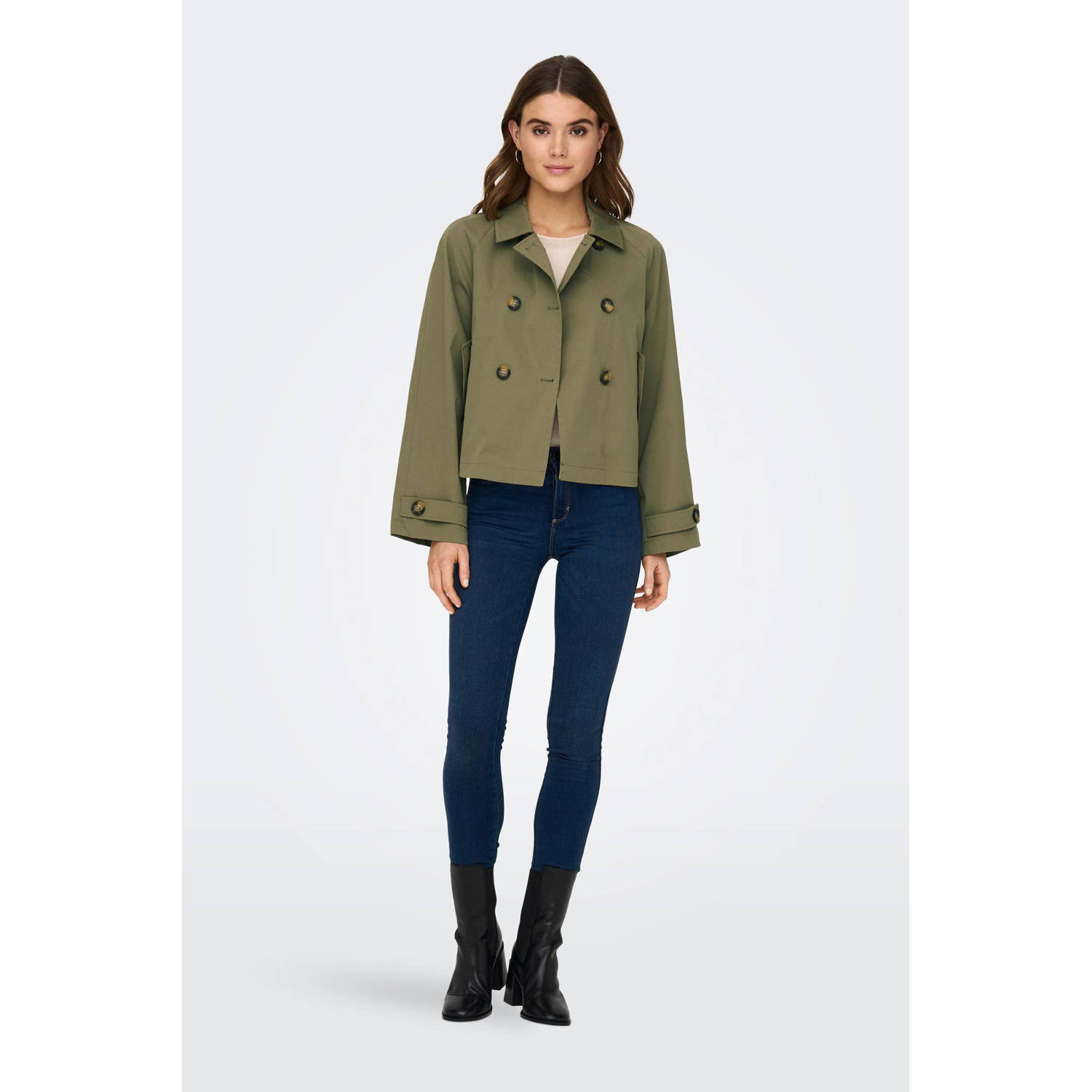 ONLY trenchcoat kaki