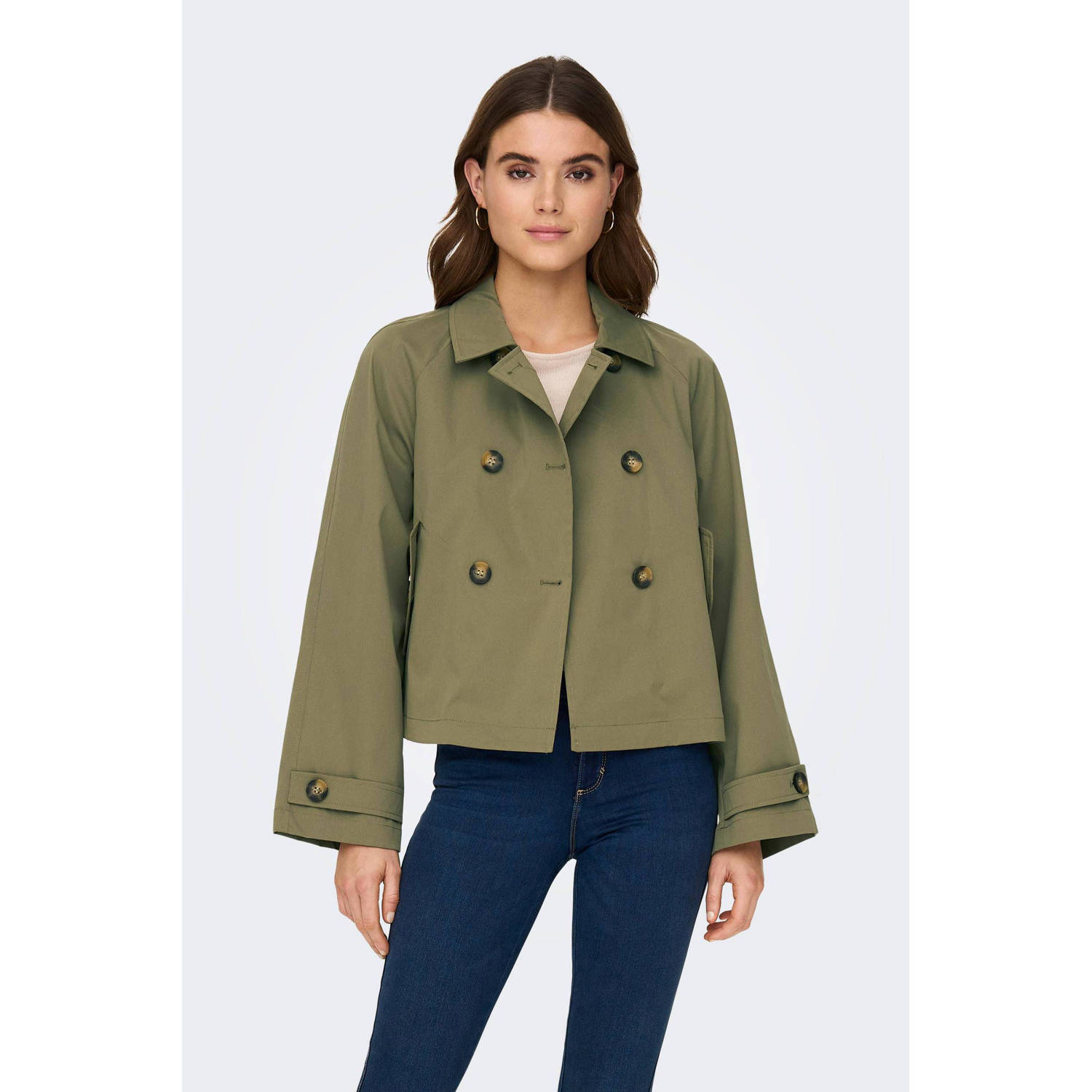 ONLY trenchcoat kaki
